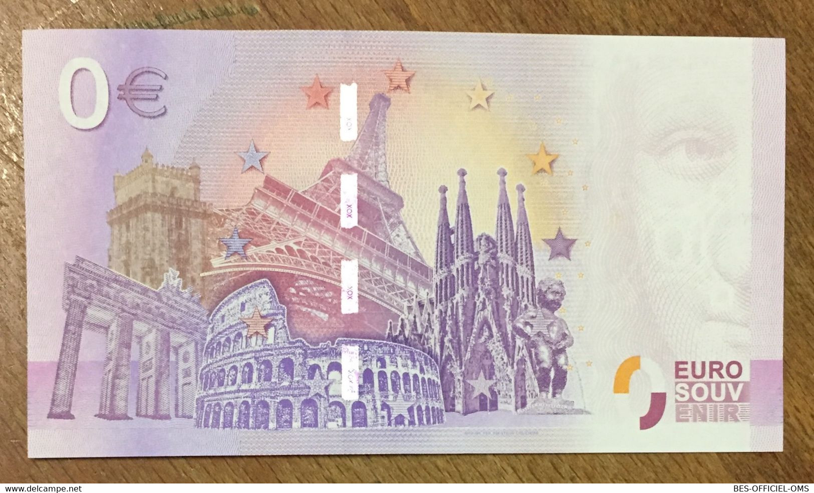 2017 BILLET 0 EURO SOUVENIR ALLEMAGNE DEUTSCHLAND WILHELMA STUTTGART ZERO 0 EURO SCHEIN BANKNOTE PAPER MONEY - [17] Fictifs & Specimens