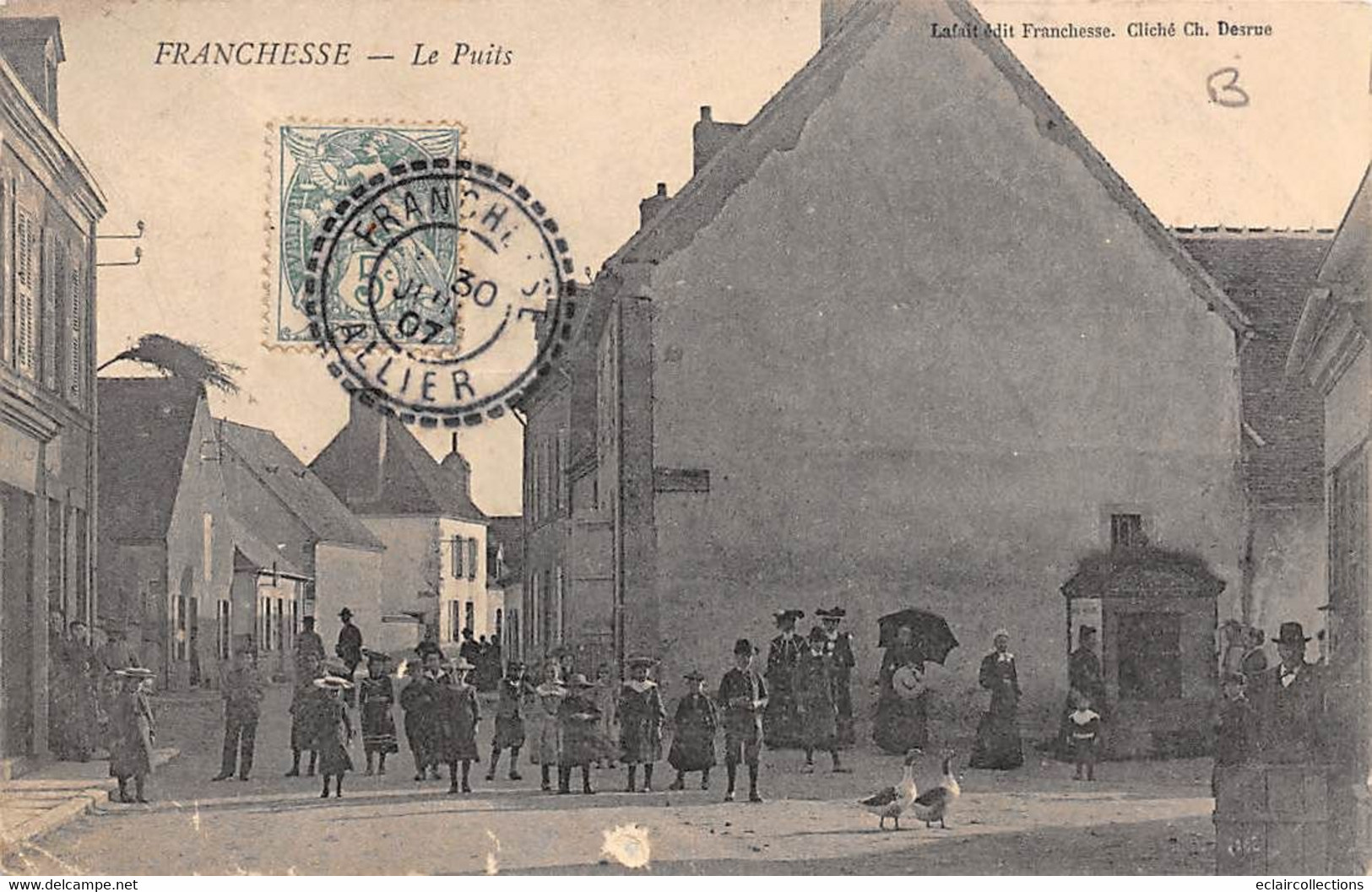 Franchesse          03         Le Puits    -  Grattage Côté Verso         (voir Scan) - Andere & Zonder Classificatie