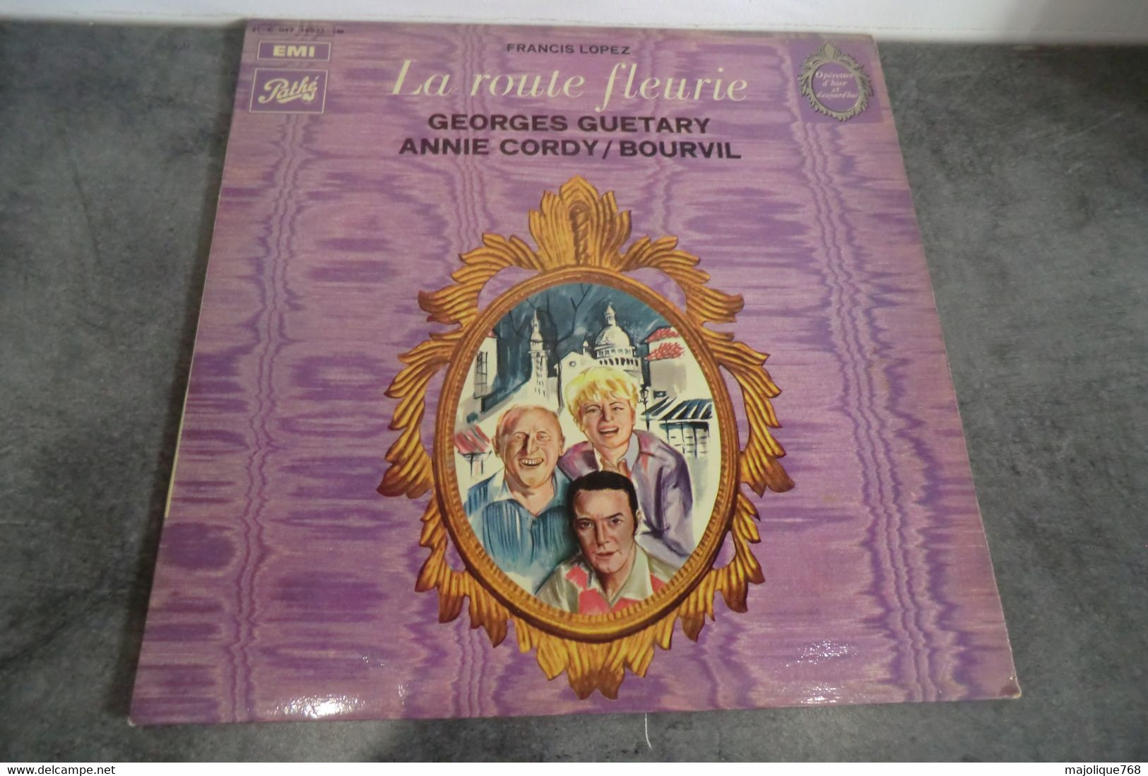 Disque - Georges Guetary/Annie Cordy/Bourvil - La Route Fleurie - Pathé 2 C 047 10532 - France - Opera / Operette