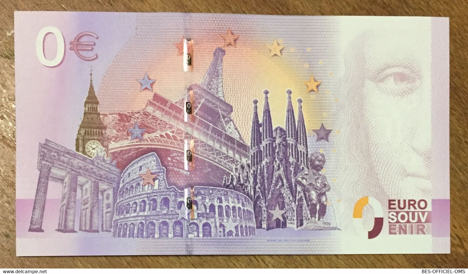 2017 BILLET 0 EURO SOUVENIR ALLEMAGNE DEUTSCHLAND METTLACH AN DER SAARSCHLEIFE ZERO 0 EURO SCHEIN BANKNOTE PAPER MONEY - [17] Vals & Specimens