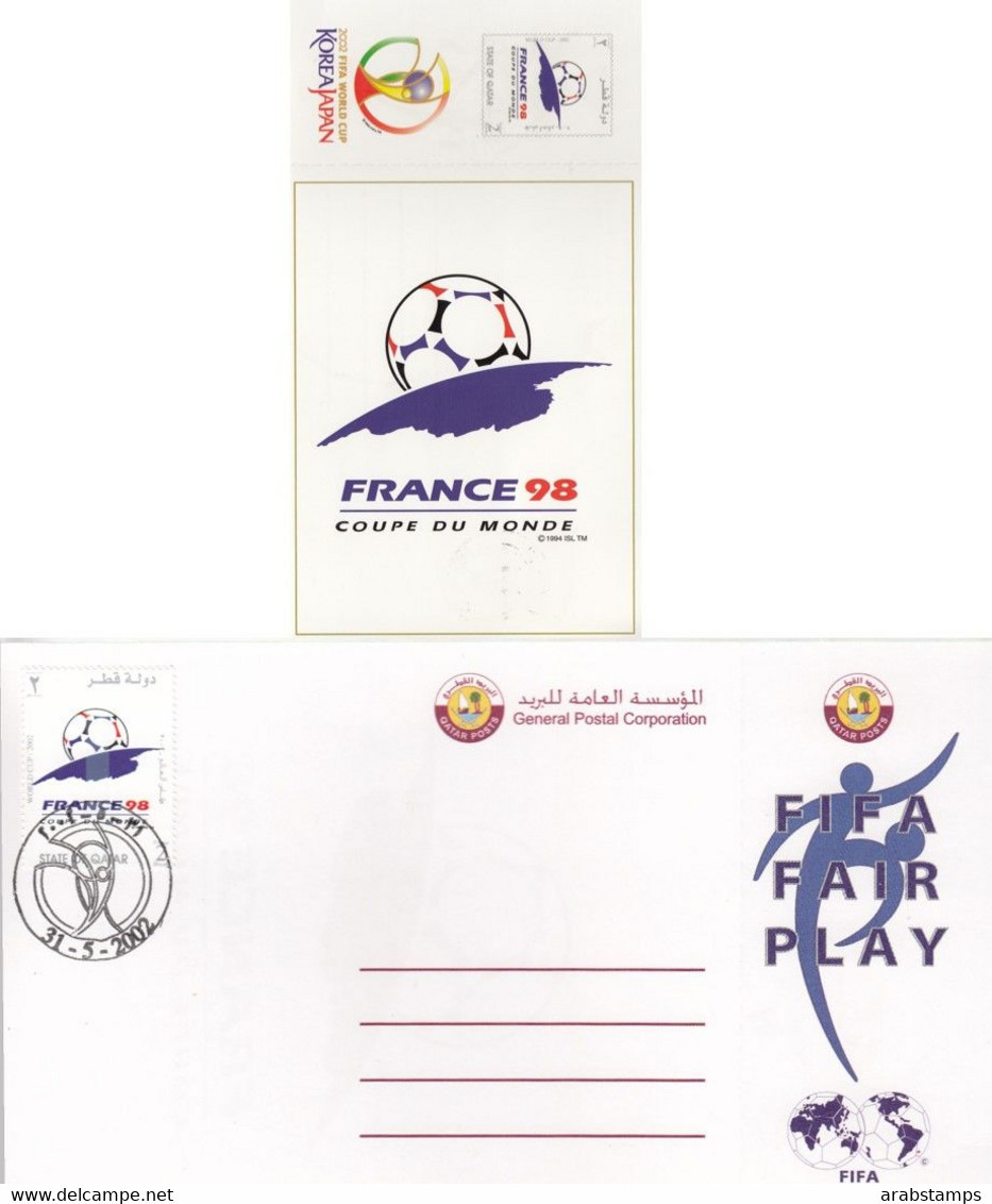 2002 QATAR FIFA WORLD CUP Post Card Unused - Qatar