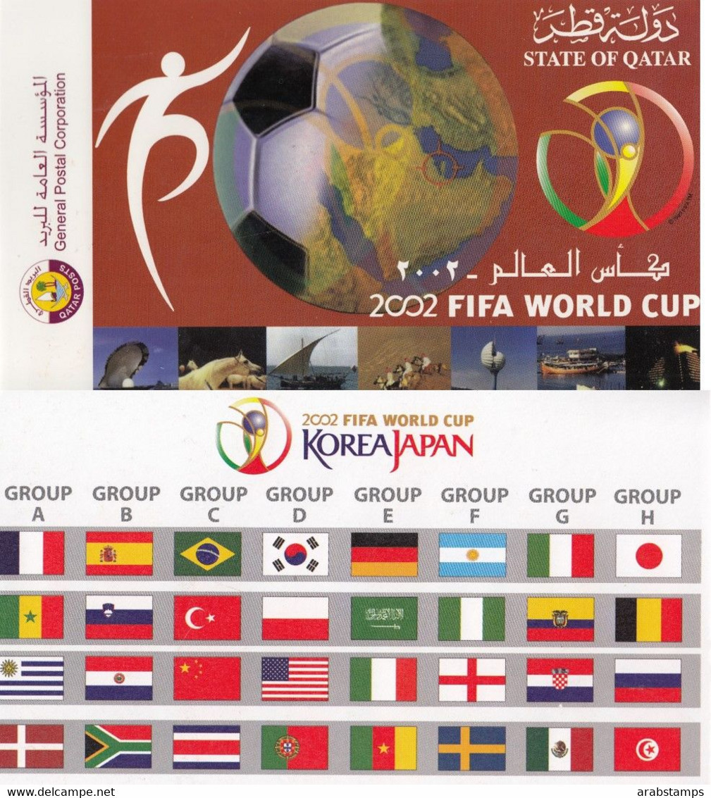 2002 QATAR FIFA WORLD CUP Post Card Unused - Qatar