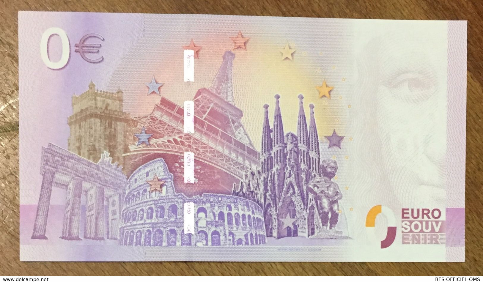 2017 BILLET 0 EURO SOUVENIR ALLEMAGNE DEUTSCHLAND LUISENHÜTTE BALVE-WOCKLUM ZERO 0 EURO SCHEIN BANKNOTE PAPER MONEY - [17] Fictifs & Specimens