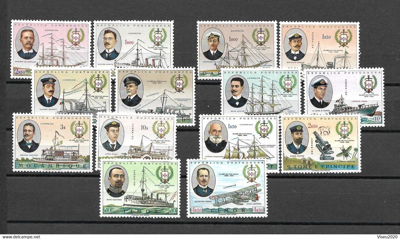 Portugal (África) 1967 - Clube Militar Naval - Afrique Portugaise