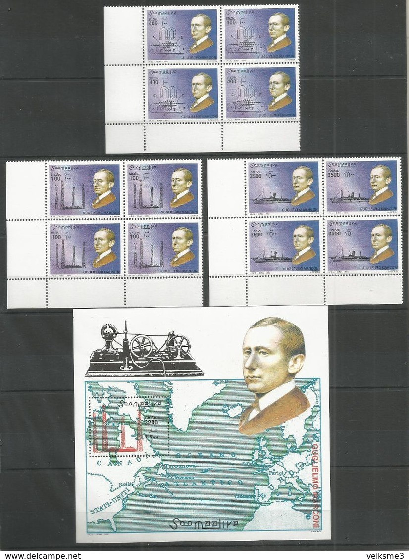 4x SOMALIA - MNH - Famous People - Marconi - Other & Unclassified