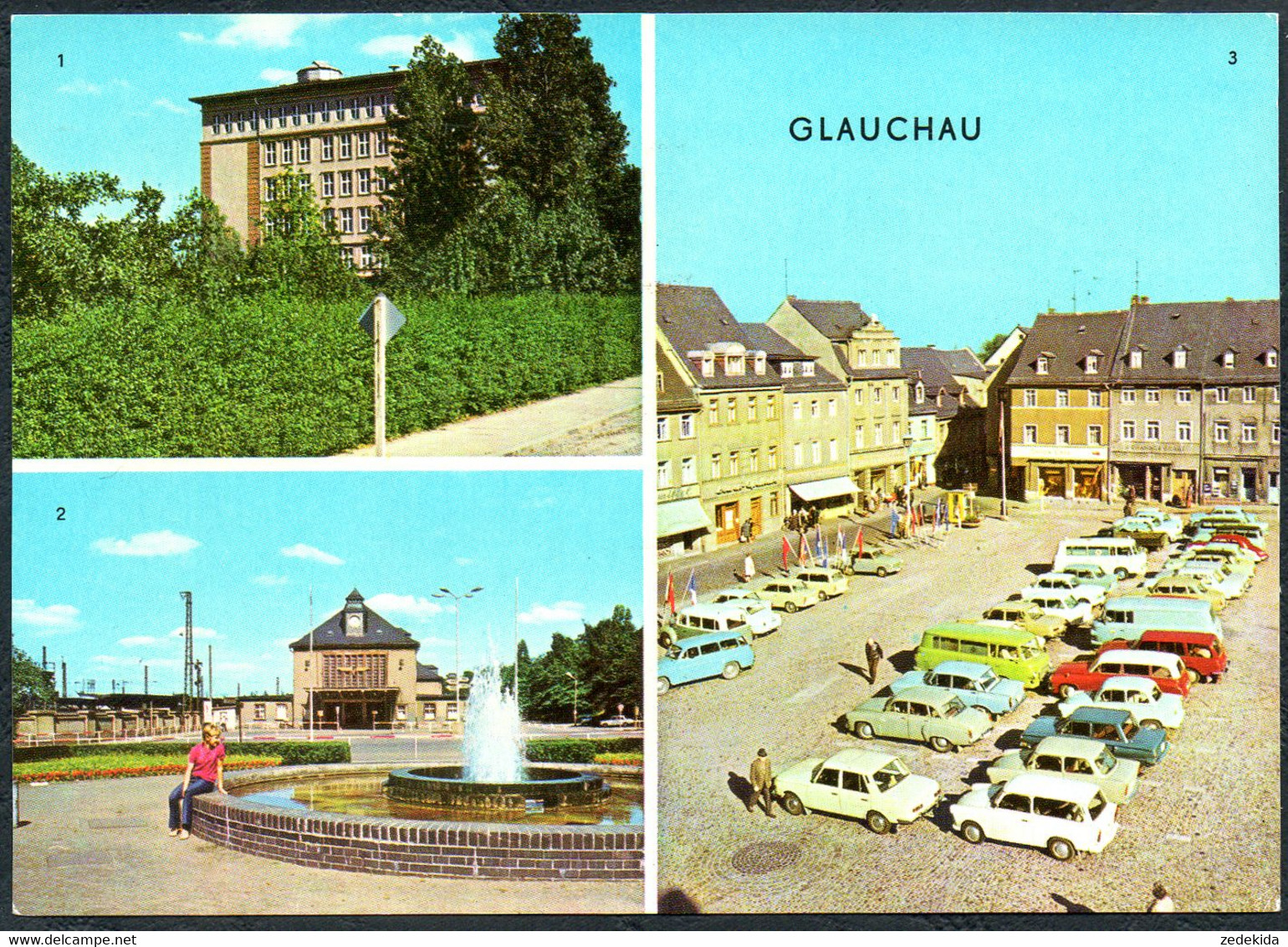 C5751 - TOP Glauchau Bahnhof - Bild Und Heimat Reichenbach - Glauchau