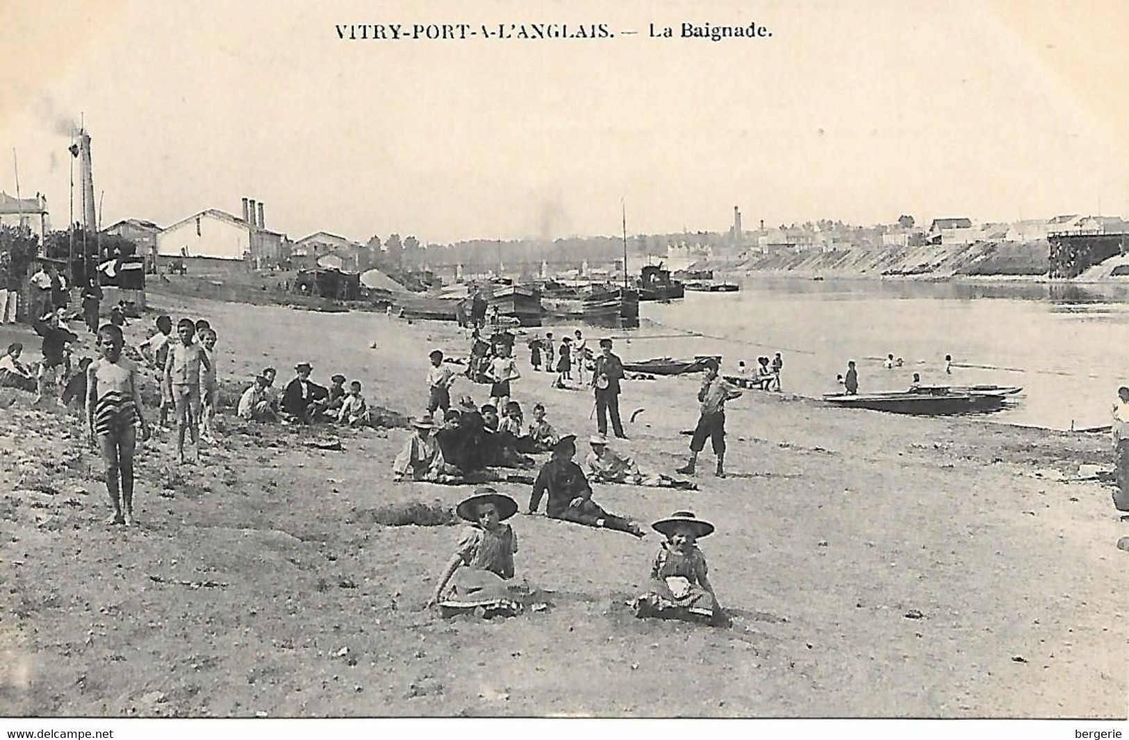 Les Bords De La Seine   94    Vitry Sur Seine    Le Port A L'anglais- La Baignade - Vitry Sur Seine