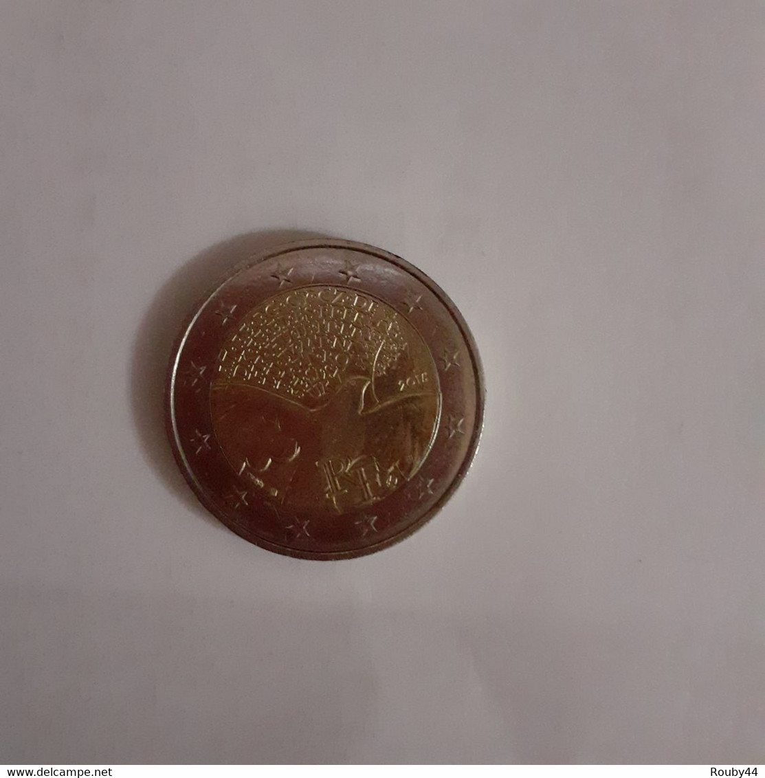 Piece Commemorative 2euros 70ans De Paix En Europe - France