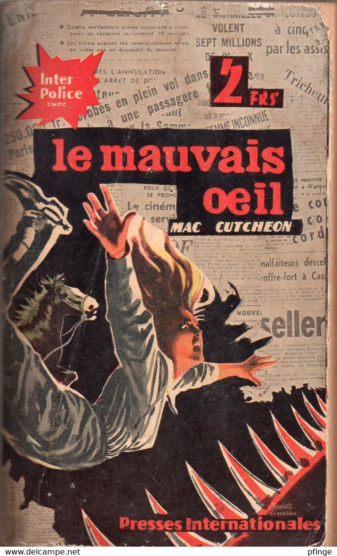 Le Mauvais œil Par Mac Cutcheon - Inter Police Choc N°22 - Presses Internationales