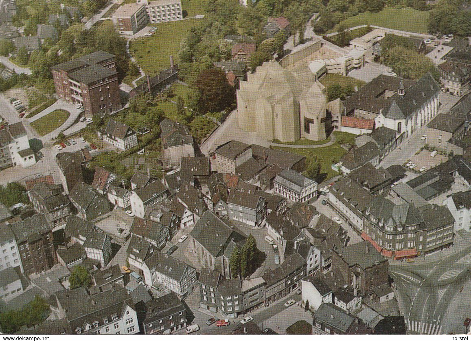D-42553 Velbert, Neviges - (Rheinland) Mit Marien-Dom - Luftbild - Aerial View - Velbert