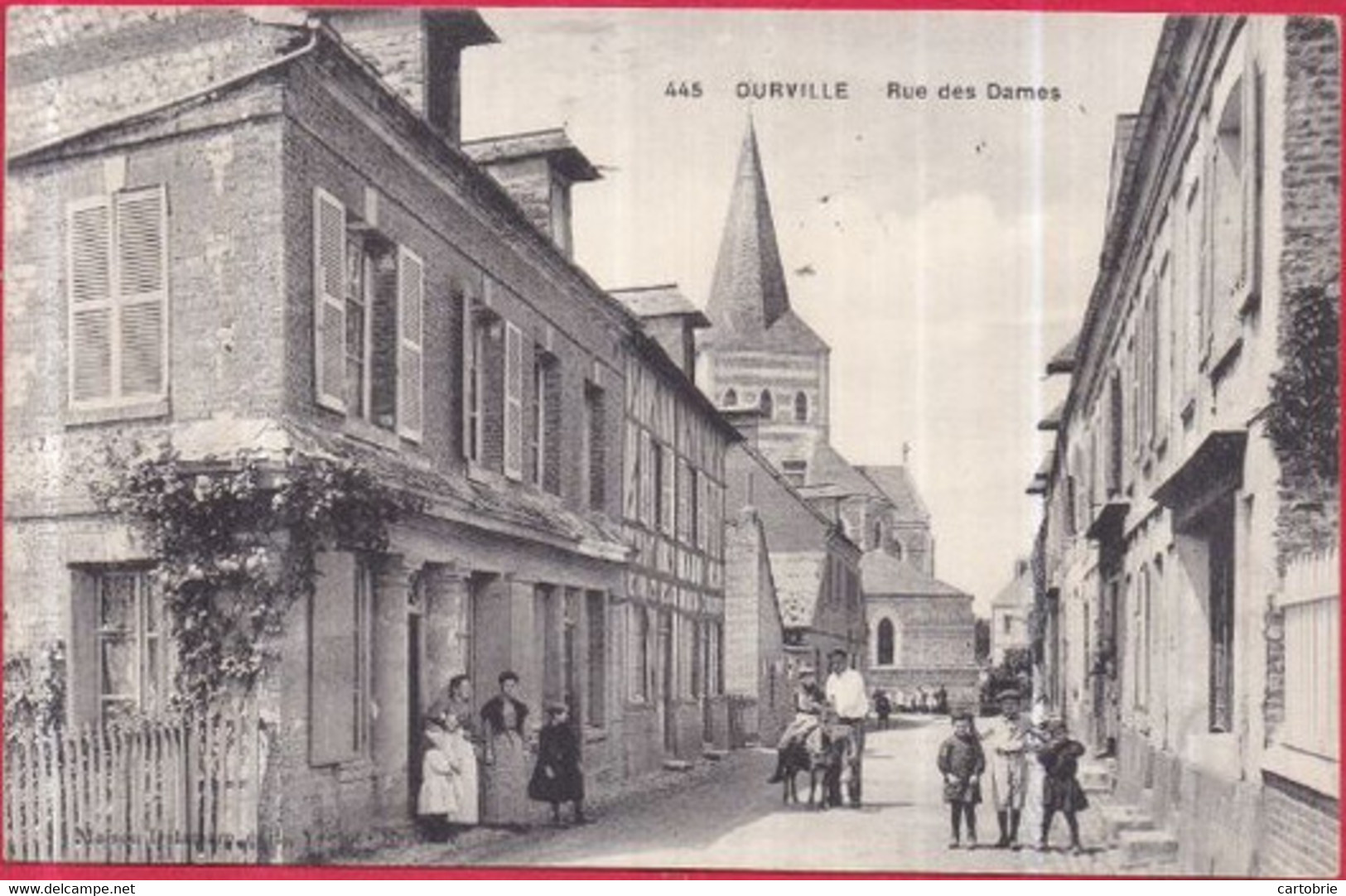 Dépt 76 - OURVILLE-EN-CAUX - Rue Des Dames - Ourville En Caux