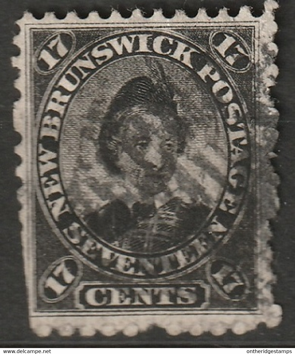 New Brunswick 1860 Sc 11  Used Faulty - Oblitérés