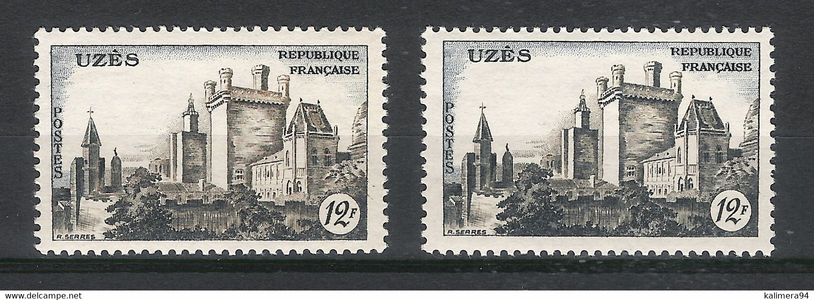 Y. & T.  N° 1099  /  Variété De Coloris  /  UZÈS  ( Couleur Marron Clair, Au Lieu De Bistre ) - Neufs