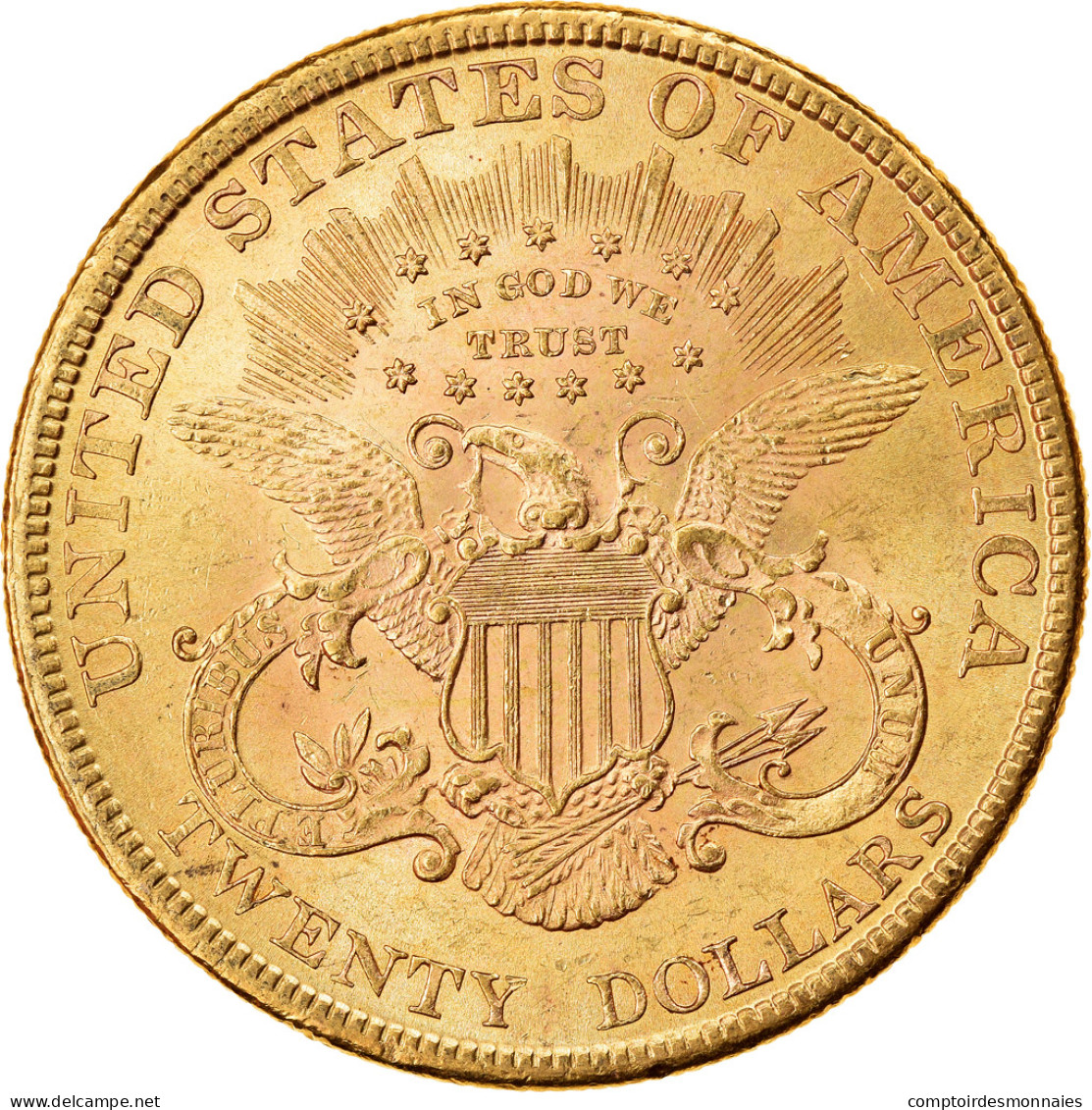 Monnaie, États-Unis, Liberty Head, $20, Double Eagle, 1895, U.S. Mint - 20$ - Double Eagles - 1877-1901: Coronet Head (Tête Couronnée)