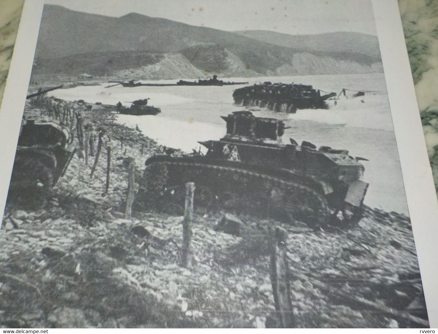 PHOTO ATTAQUE MANQUEE DEBARQUEMENT MER NOIRE 1943 - Bateaux