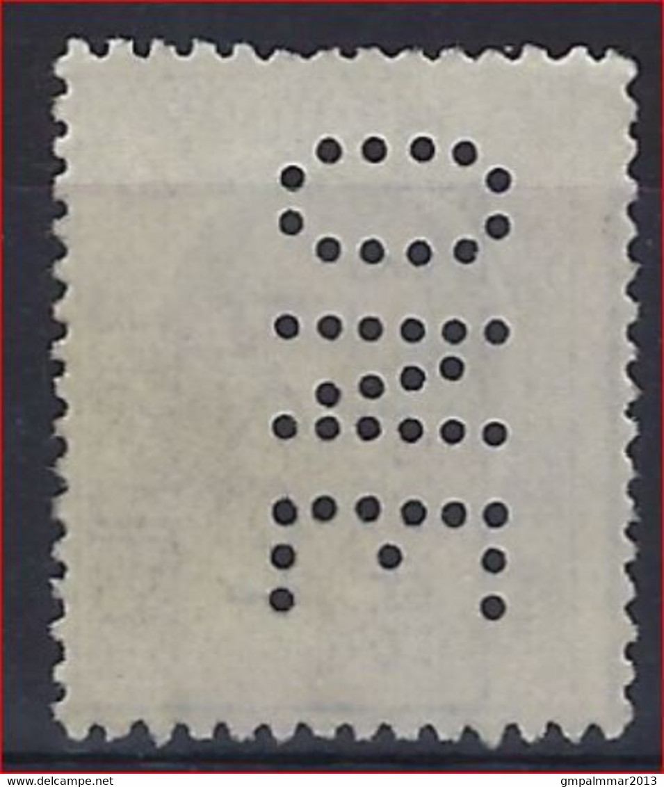 PERFIN / PERFO HOUYOUX Nr. 193 TYPO Voorafgestempeld Nr. 104A BRUXELLES 1924 BRUSSEL Geperforeerd ; ZELDZAAM ! - Typo Precancels 1922-31 (Houyoux)