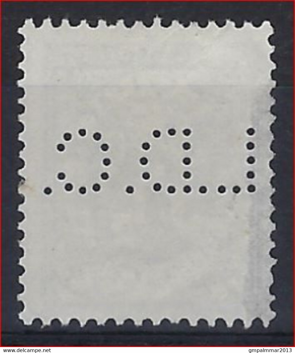 Nr. 279 Voorafgestempeld Nr. 229A ANTWERPEN 1930 ANVERS Met Firmaperforatie (perfin) " L.D.C."  ; ZELDZAAM ! - Typografisch 1929-37 (Heraldieke Leeuw)