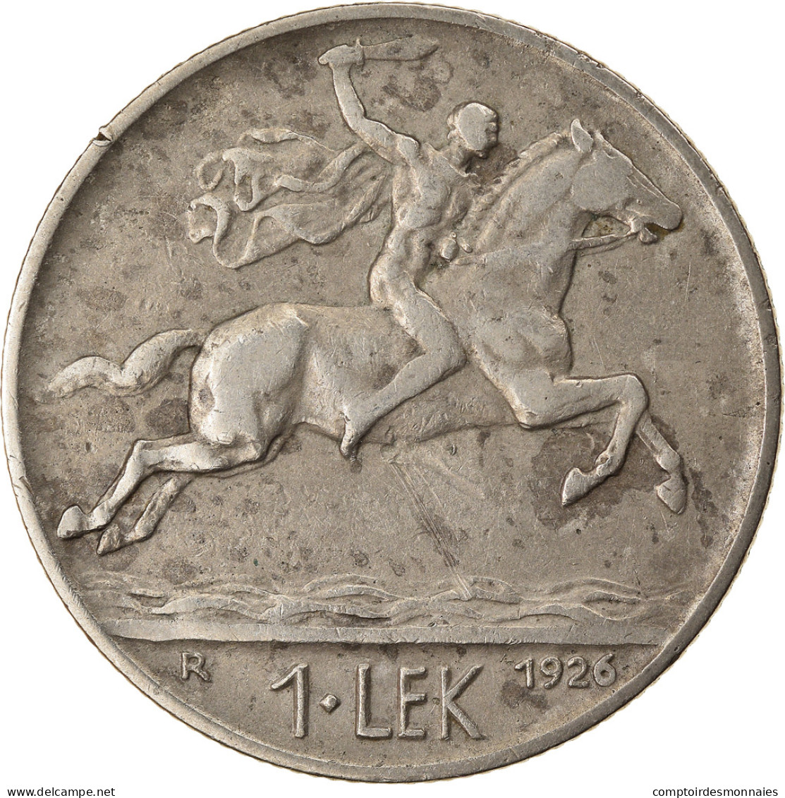 Monnaie, Albania, Lek, 1926, Rome, TTB, Nickel, KM:5 - Albania