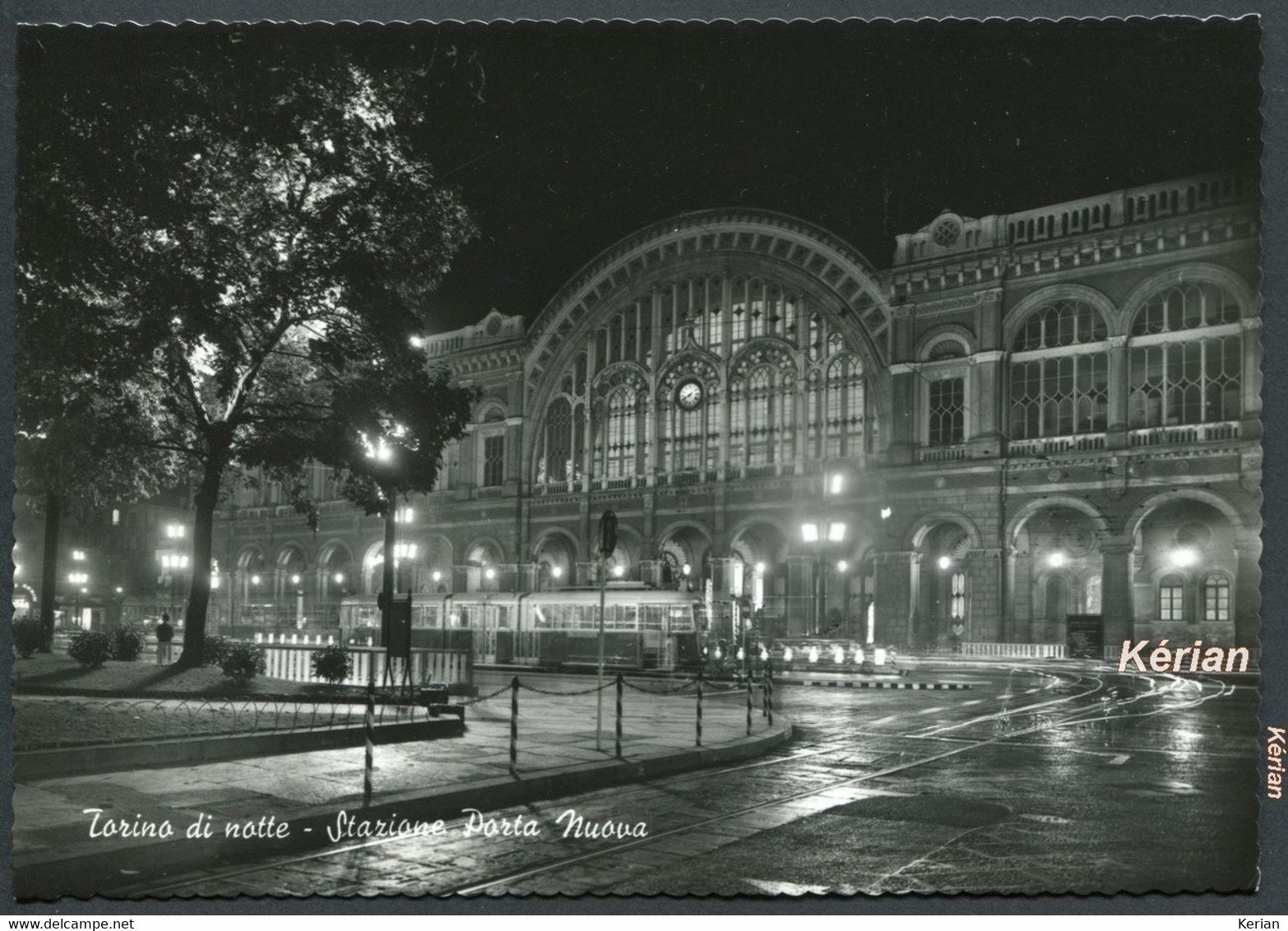 Italie - Torino Di Notte - Stazione Porta Nuova - N° 1504 Ediz. S.AC.A.T. - Voir 2 Scans - Trasporti