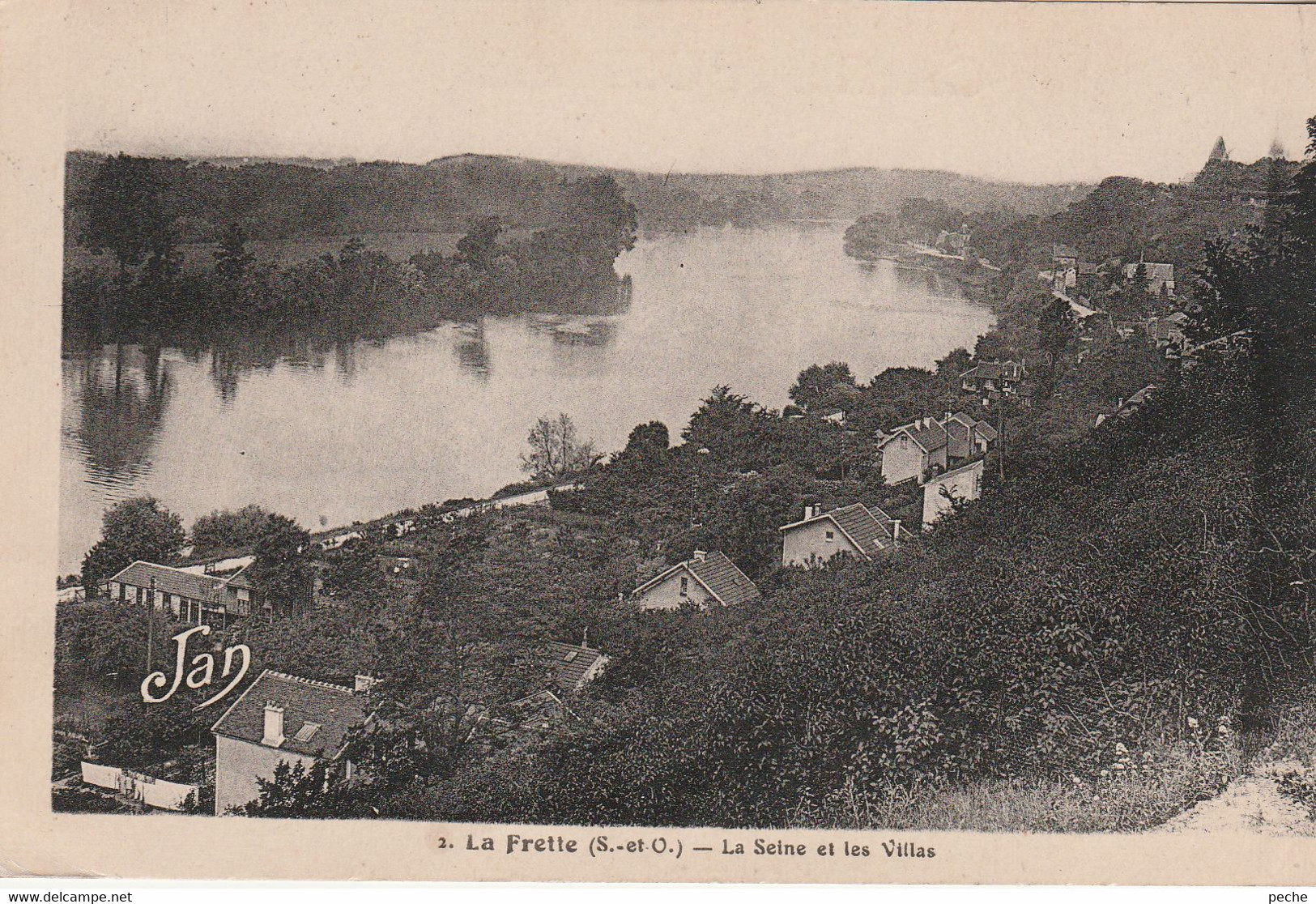 N°6176 R  -cpa La Frette -la Seine Et Les Villas- - La Frette-sur-Seine