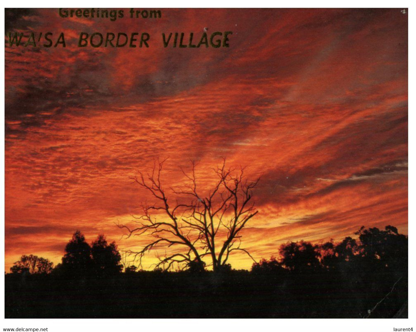 (R 25) Australia  - SA - NSW  - Wa'Sa Border Village (with Stamp) - Altri & Non Classificati
