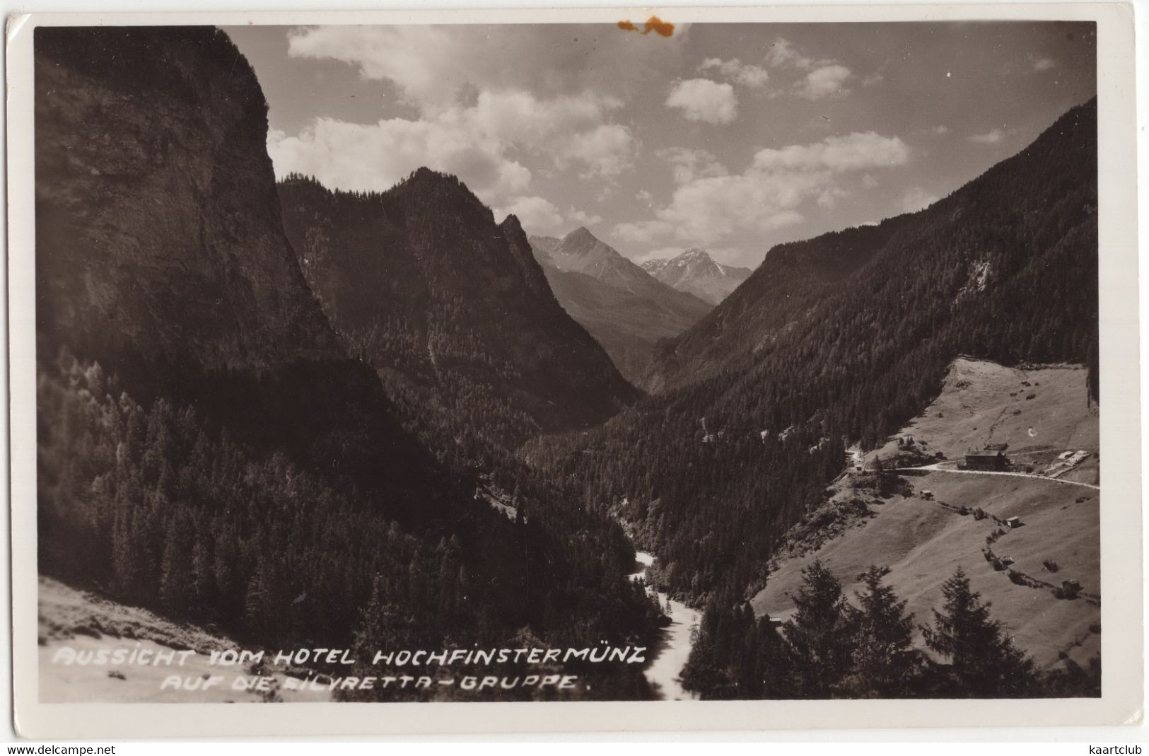 Aussicht Vom Hotel Hochfinstermünz Auf Die Silvretta-Gruppe - (Alpiner Landschaftsverlag - Josef Neumair, Imst, Tirol) - Nauders