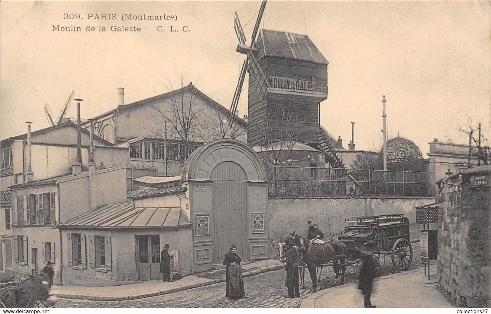 PARIS-75018-MONTMARTRE-MOULIN DE LA GALETTE - Arrondissement: 18