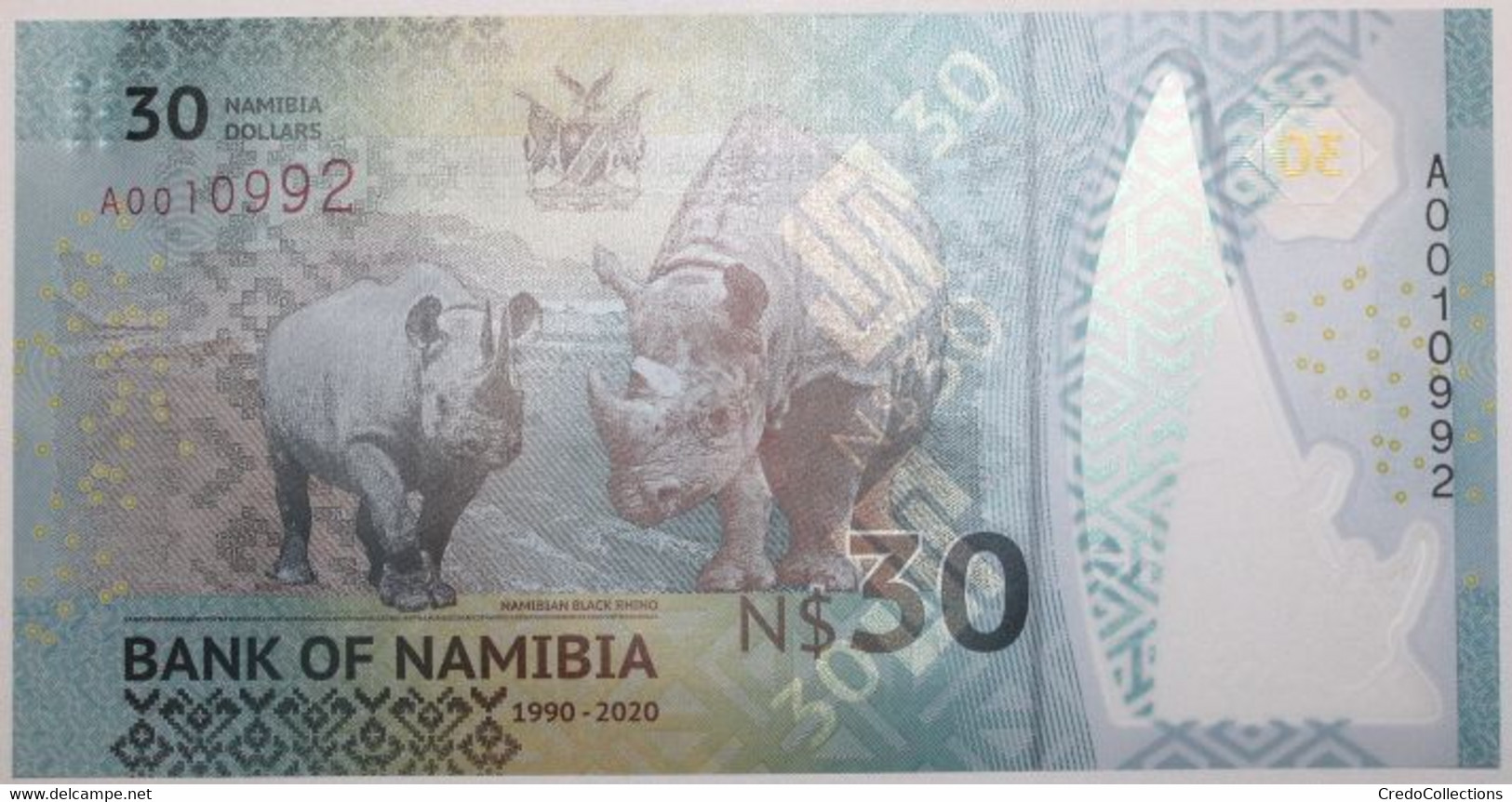 Namibie - 30 Dollars - 2020 - PICK 18a - NEUF - Namibie