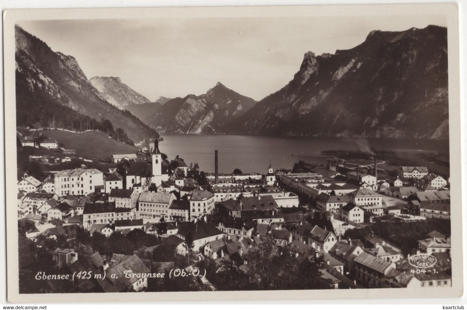 Ebensee (425 M) A. Traunsee (Ob.-O.) - 404-1. Frank-Verlag, Graz  - 1930-31. - Ebensee