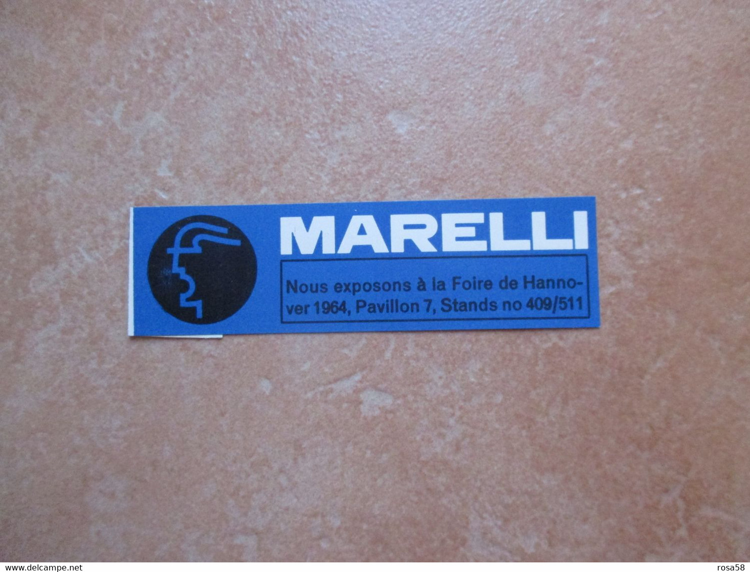 Label Chiudilettera Magneti MARELLI Foire De Hannover Pavilon 7 Stands - R- & V- Vignette