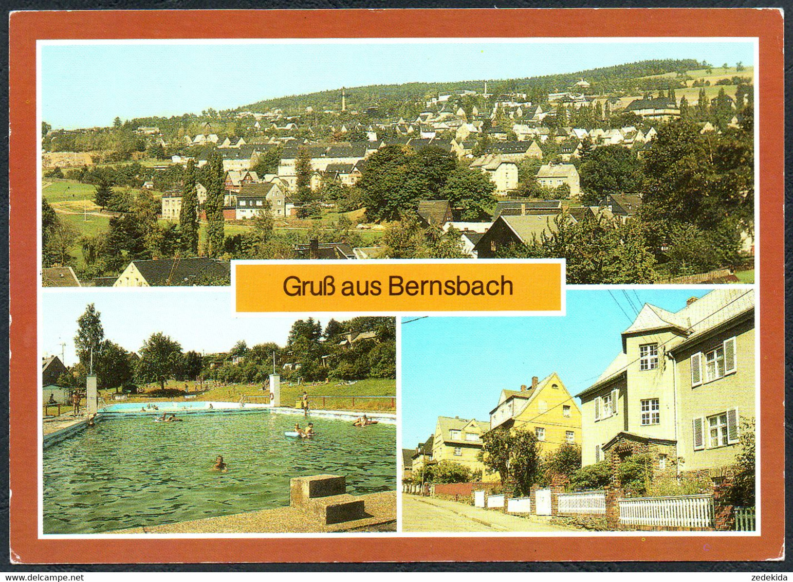 E2324 - TOP Bernsbach Kr. Aue Freibad - Bild Und Heimat Reichenbach - Stollberg (Erzgeb.)