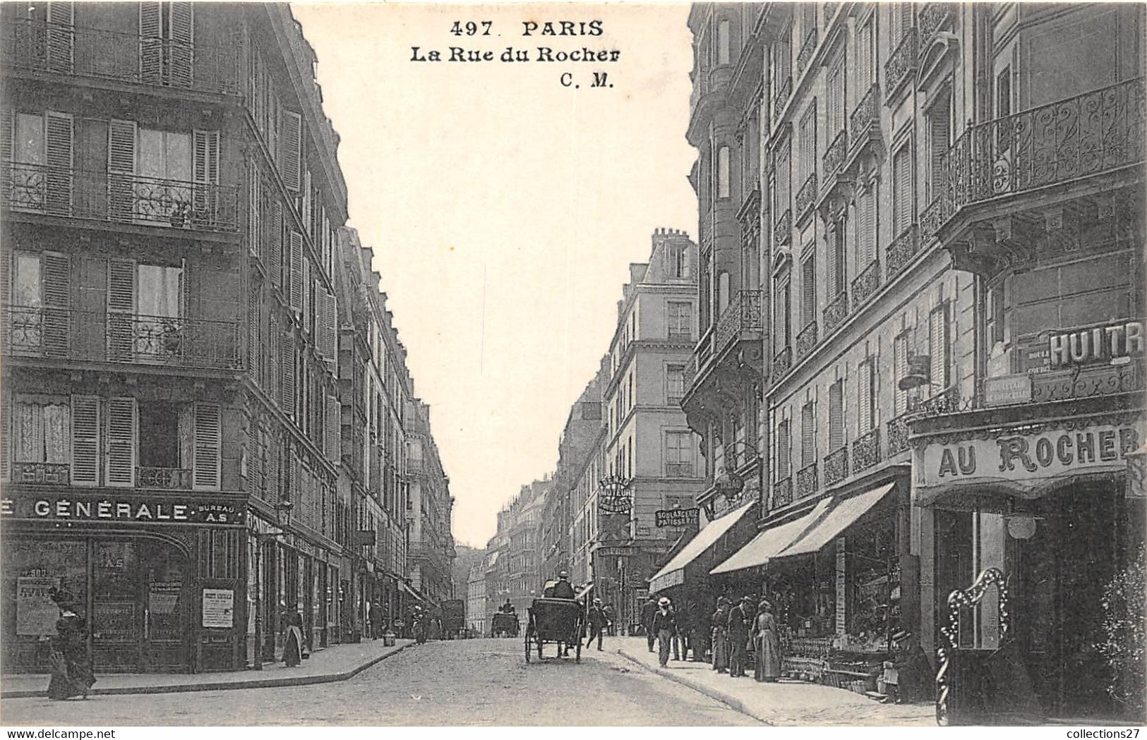 PARIS-75008-LA RUE DU ROCHER - Arrondissement: 08