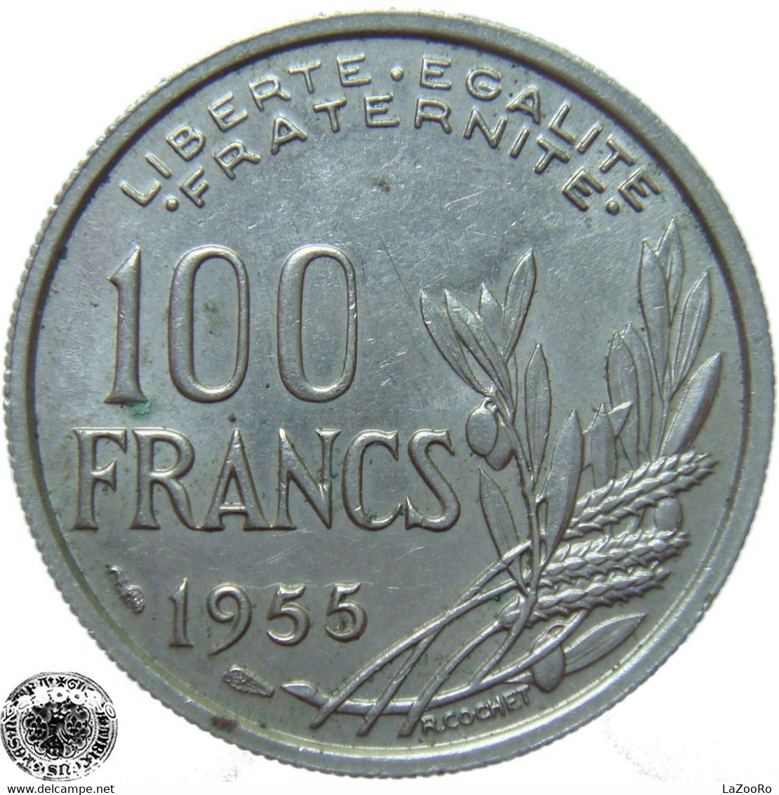 LaZooRo: France 100 Francs 1955 XF - 100 Francs