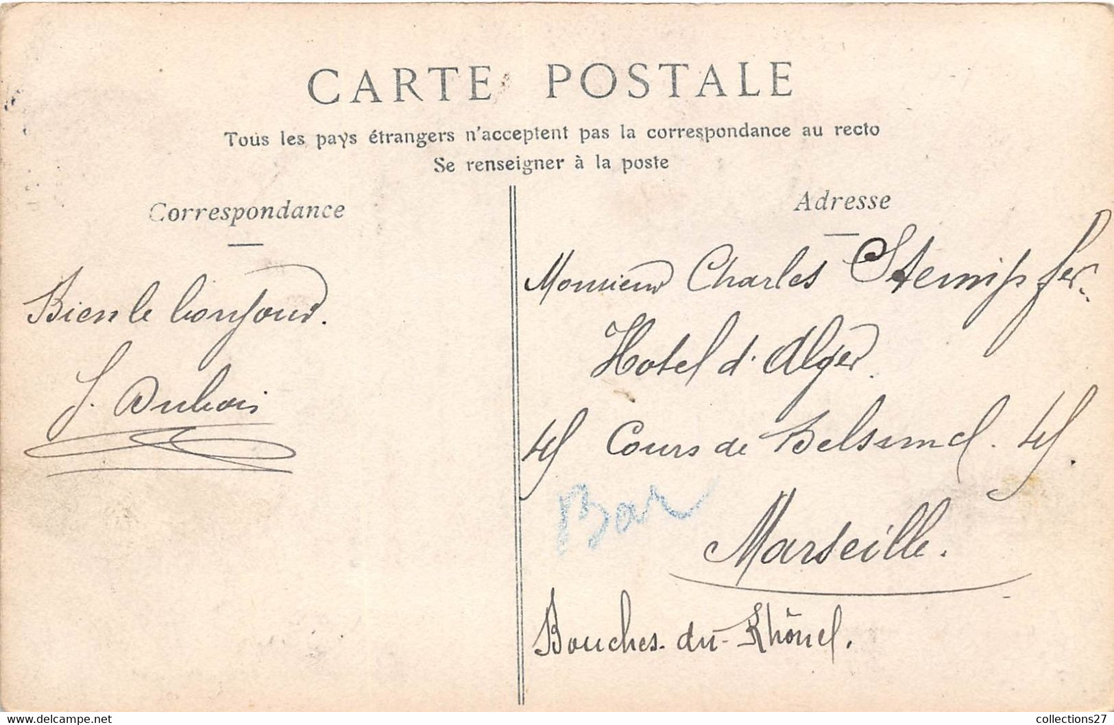 PARIS-75010-CARTE-PHOTO- 1er MAI 1906, LE GENERAL BAZAINE-HAYTER , A LA PORTE DE LA CASERNE DU CHÂTEAU D'EAU .... - Arrondissement: 10
