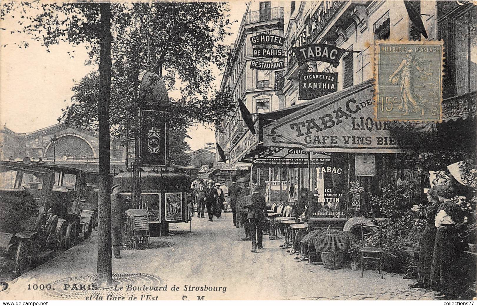 PARIS-75010-LE BLD DE STRASBOURG ET LA GARE DE L'EST - Arrondissement: 10