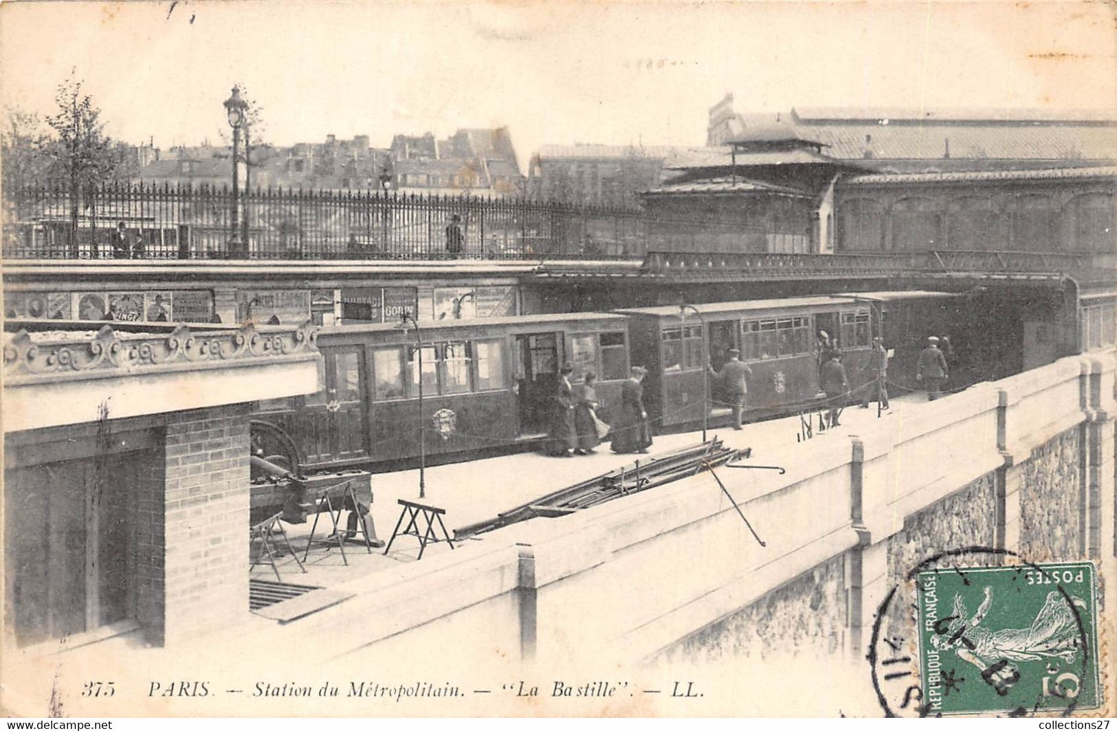 PARIS-75011-STATION DU METROPOLITAIN, LA BASTILLE - Arrondissement: 11