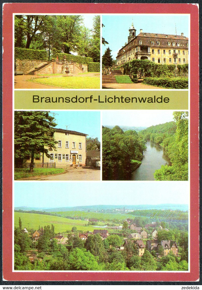 E2362 - Braunsdorf Lichtenwalde Gaststätte Am Bahnhof - Bild Und Heimat Reichenbach - Floeha