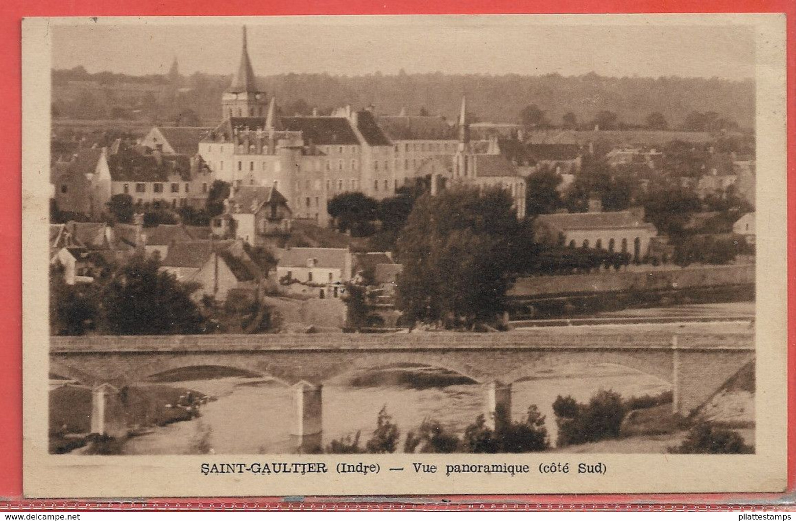 PECHE/CHASSE FRANCE OBLITERATION DE 1951 DE SAINT GAULTIER - Autres & Non Classés