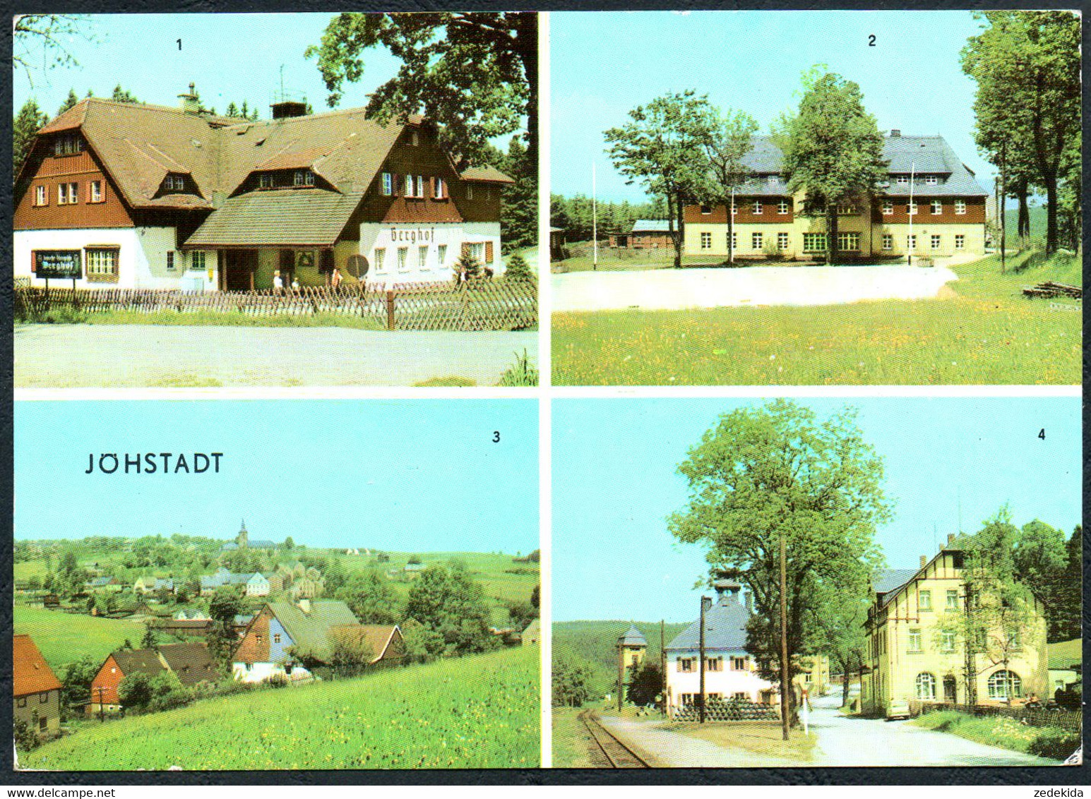 E2367 - Jöhstadt Erholungsheim Berghof Jugendherberge Bruno Kühn Schlösselmühle - Bild Und Heimat Reichenbach - Jöhstadt