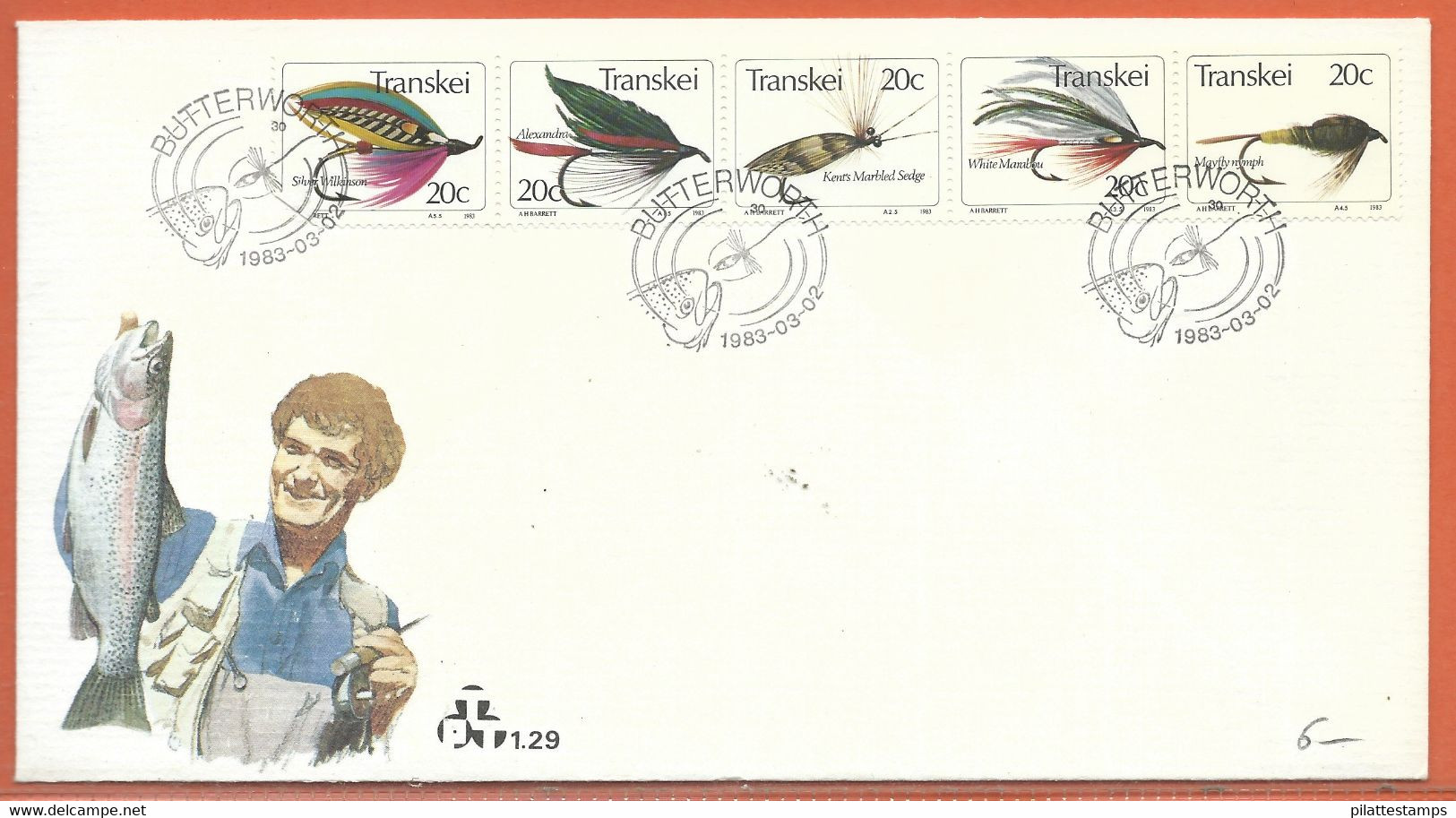 PECHE/CHASSE TRANSKEI FDC DE 1983 - Autres & Non Classés