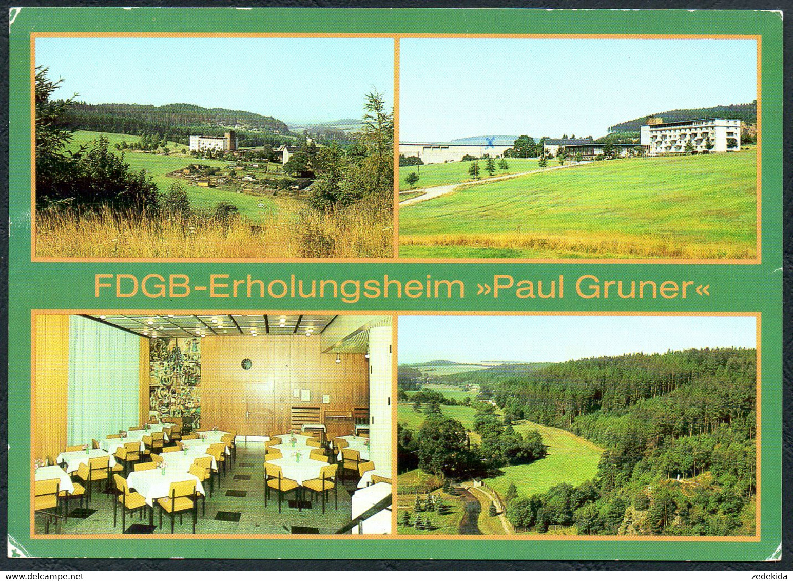 E2383 - Cämmerswalde OT Rauschenbach FDGB Heim Paul Gruner - Bild Und Heimat Reichenbach - Brand-Erbisdorf