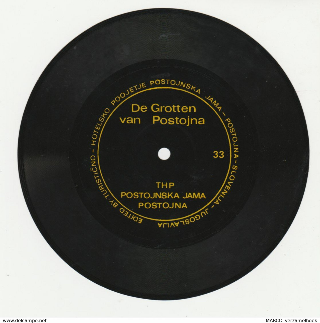 FLEXIBLE Record Diaton Souvenir Postojnska Jama Grotte-cave Slovenija Jugoslavija (YU) - Formats Spéciaux