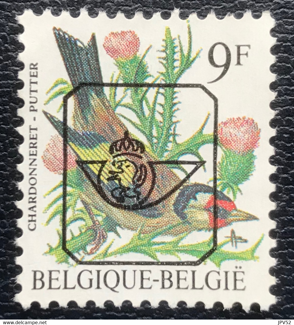 België - Belgique - P3/29 - Pre-stamped - (°)used - 1988 - Michel 2242V - Putter - Sobreimpresos 1986-96 (Aves)