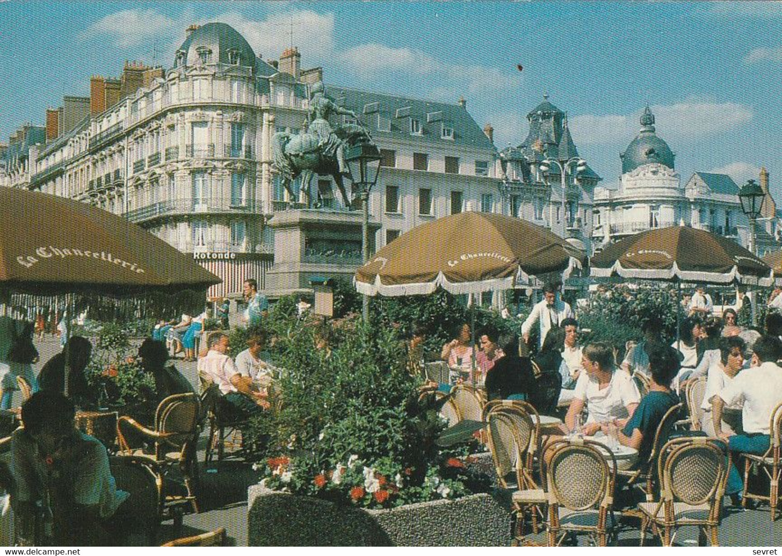 ORLEANS. -  Place Du Martroi. CAFE LA CHANCELLERIE - Sonstige & Ohne Zuordnung