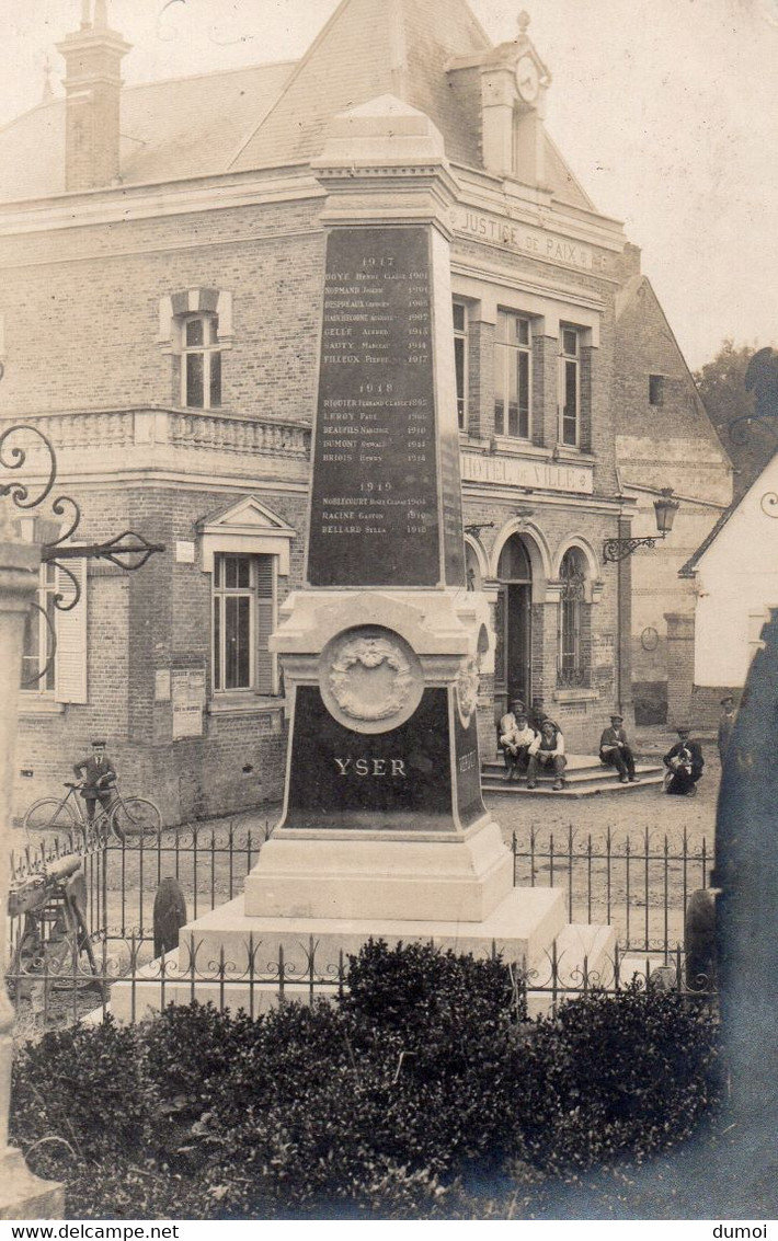 AILLY Le HAUT CLOCHER   -  2 Cartes Photos  -   Monument Aux Morts - Ailly Le Haut Clocher