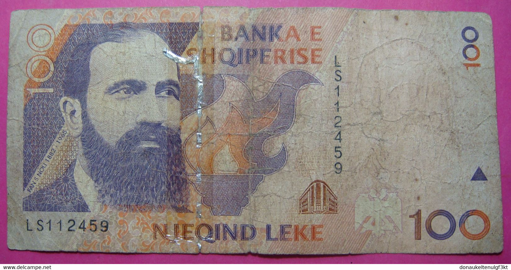 Albania 100 Leke 1996 Serial # LS 112459 - Albanië