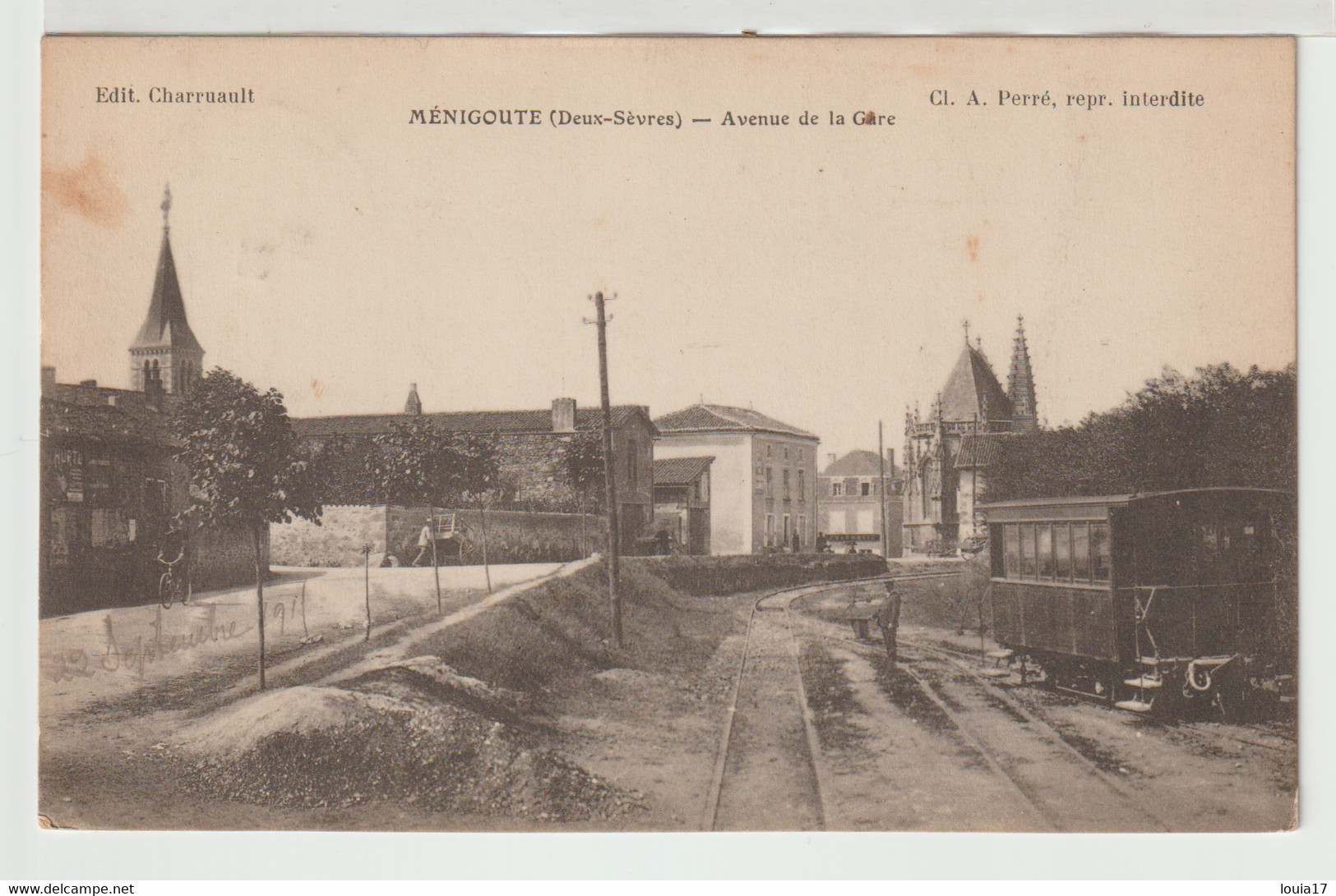 79 - Ménigoute - Avenue De La Gare - Andere & Zonder Classificatie