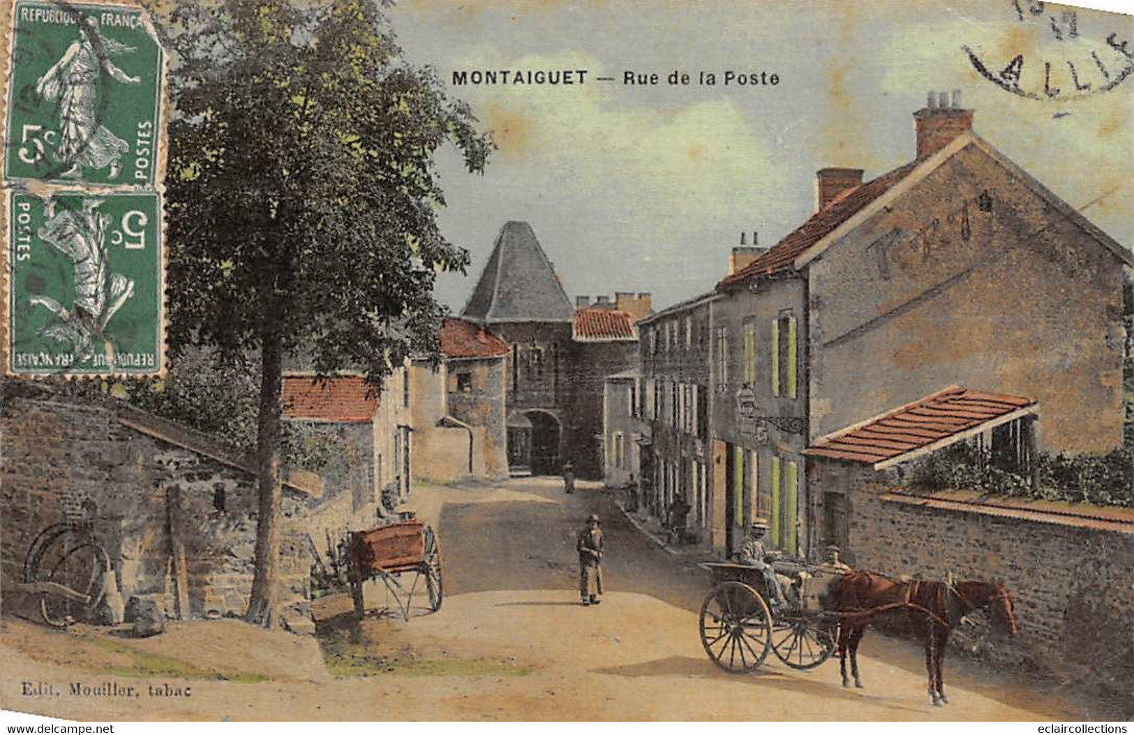 Montaiguet       03         Rue De La Poste           (voir Scan) - Sonstige & Ohne Zuordnung