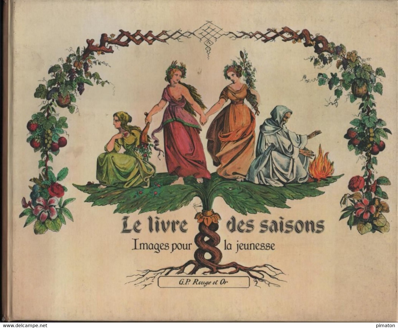 Le Livre Des Saisons  Images Pour La Jeunesse - Bibliothèque Rouge Et Or