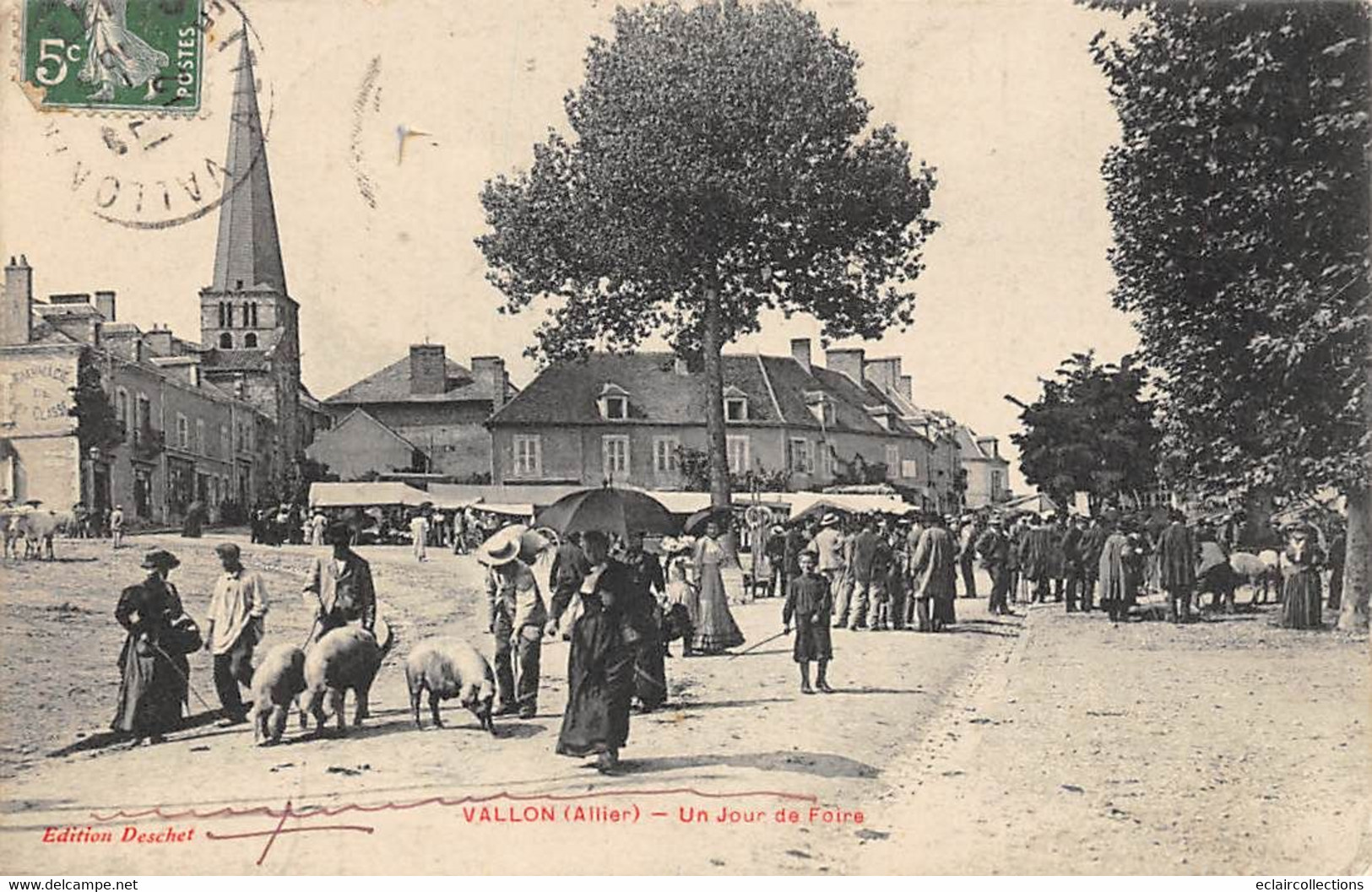 Vallon En Sully              03        Un Jour De Foire            (voir Scan) - Autres & Non Classés